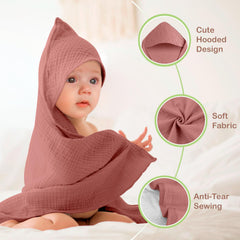 Infancie two-pack pink floral towels, an easy gift for new parents.