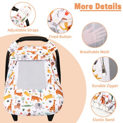 HNHUAMING all-round wrap provides full protection from sun, wind, and cold.