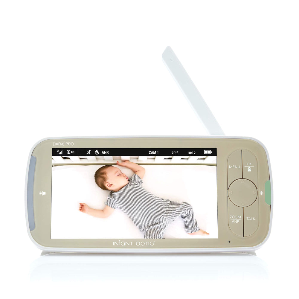 Infant Optics DXR-8 PRO standalone monitor front view for reliable kit compatibility.