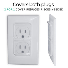 Infant Tree covers resist being pulled, helping keep outlets secure.