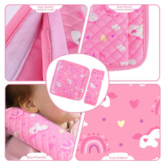 INFANZIA double-sided plush mink strap cover for winter warmth