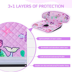 INFANZIA Dry Seat purple protector, washable material, easy cleaning after spills.