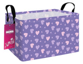 INGHUA rectangular storage basket holding plush toys for an organized playroom