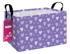 INGHUA rectangular storage basket holding plush toys for an organized playroom