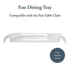 Inglesina Fast Dining Tray Plus built-in cup holder preventing spills during feeding