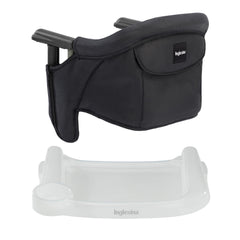 Inglesina Fast Table Chair with dining tray ready for at-table feeding.