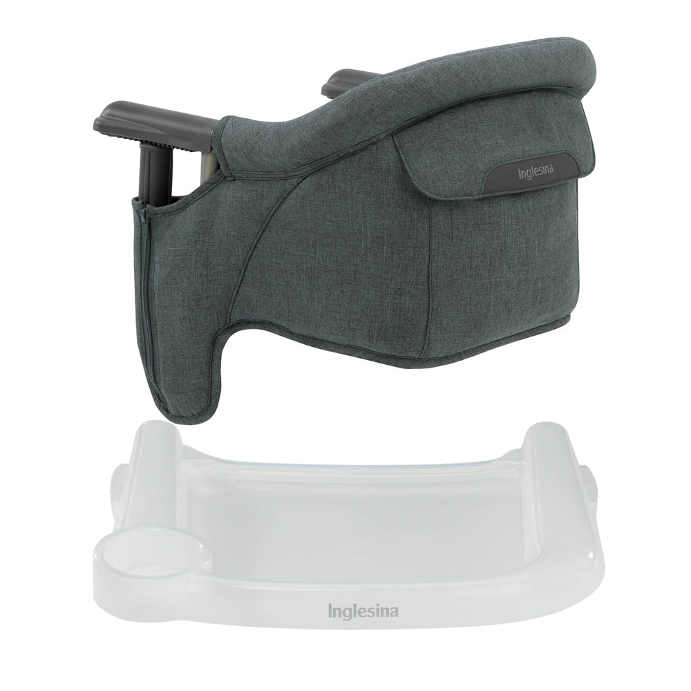 Inglesina Fast Table Chair folded compact for easy storage