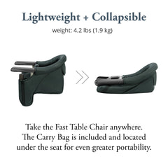 High backrest and padded seat keep baby comfy.