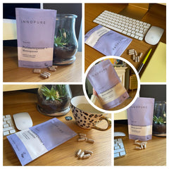 INNOPURE Perimenopause red clover and wild yam ingredients visual