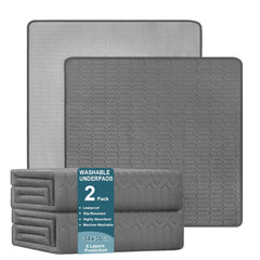 Inooro washable underpads four-layer design image—soft top layer protects skin and reduces friction.