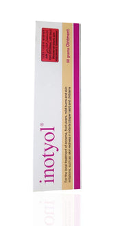 Inotyol Ointment packshot, 1.76 oz tube, for daily gentle protection of sensitive skin.