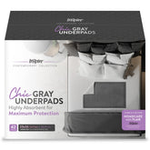 Inspire 42-count underpads packaging showing ready-to-use protection for home care.