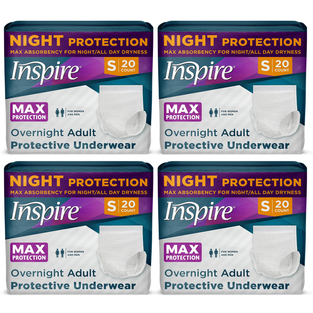 Inspire adult diaper with absorbent-core for all-day dryness and confidence