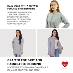 Inspired Comforts fabric close-up highlights hypoallergenic breathable blend for sensitive skin