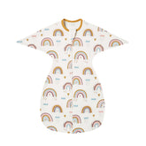 Insular baby transitional swaddle rainbow arm sleeves, cozy and soothing for self-soothing.