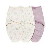 Insular Baby Swaddle Wrap Beige Swan pack front view showing gentle swaddling option