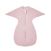 Insular baby transitional swaddle with arms-up design for soothing sleep.