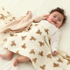 Insular muslin swaddle blanket 47x47 inches for easy wrapping