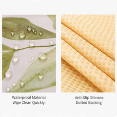 Insular splat mat for arts and crafts keeps floors clean during playtime.