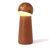 Intelligence voice activated night light on shelf for hands-free convenience.