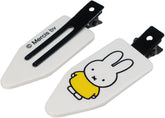 INTERZERO Miffy toddler hair clip with round ears, secure bangs for school mornings