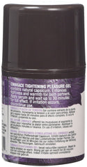 Intimate Earth Embrace Tightening Gel application demonstrates quick, discreet use.
