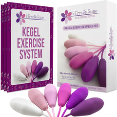 Intimate Rose Kegel weights six-piece set for discreet home workouts.