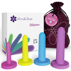 Intimate Rose small vaginal dilators size 1 for at-home gentle vaginismus therapy.