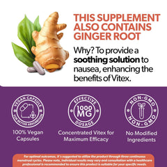 Intimate Rose Vitex label GMP-certified indicates quality and safety.