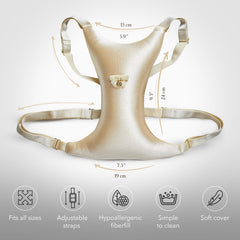 Intimia adjustable straps enable a snug, customizable fit