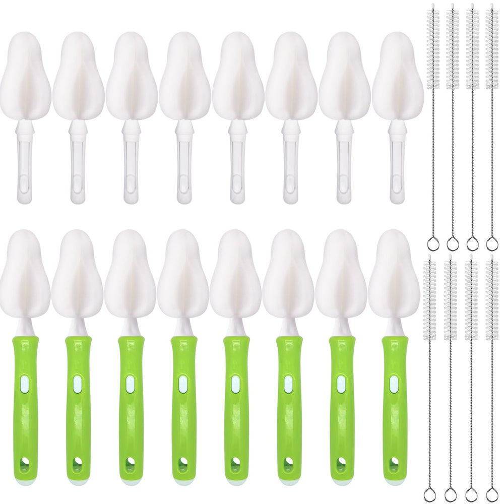 INVODA nipple brush set cleans baby bottle nipples gently and thoroughly