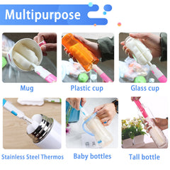 INVODA sponge cup brush detachable sponge illustrates replaceable design for sustainability.