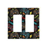 IOFNG teen gamer wall plate, 1-gang design, adds playful controller style and quick switch access.