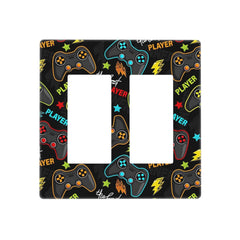 IOFNG teen gamer wall plate, 1-gang design, adds playful controller style and quick switch access.