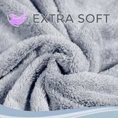 Ioly's newborn hooded towel in soft grey feels gentle on skin.