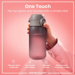 Ion8 bottle features triple-security lock to keep drinks sealed.