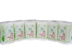 İpek organic cotton squares set of 360, thick and soft