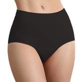IRISMORII absorbent underwear for women in black, 3X, discreet protection and leak containment.