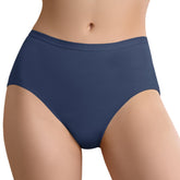 IRISMORII absorbent underwear front view showing discreet fit and leak protection.