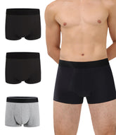 IRISMORII protective underwear for men, black trunk XL, discreet daily protection.