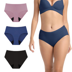 IRISMORII women’s incontinence underwear pack front view showing discreet design for daily wear