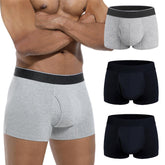 IRISMORII men's absorbent underwear with front fly for easy access and discreet protection