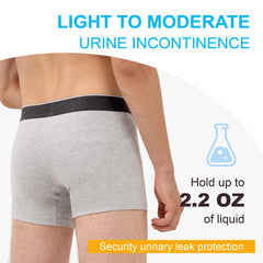 IRISMORII mens absorbent underwear quick absorption demonstrating rapid moisture handling