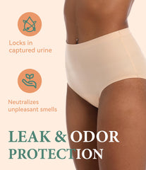IRISMORII seamless-fit briefs in soft fabric for discreet wear under clothing.