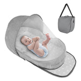 ISELECTOR portable bassinet in backpack mode for easy travel with baby