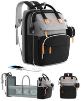 ISMGN diaper bag backpack with changing-station for easy on-the-go changes.
