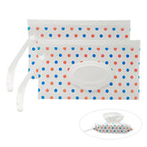 itechpanda 2-pack circle-dot wipes dispenser for easy access on the go