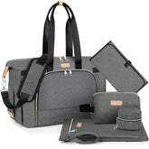 ITIEZY diaper bag tote front view showing a roomy main compartment