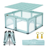 iTiLike foldable playpen with compact design for easy storage