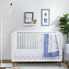 iTODOS floor stand gooseneck arm offers flexible angles for clear baby viewing